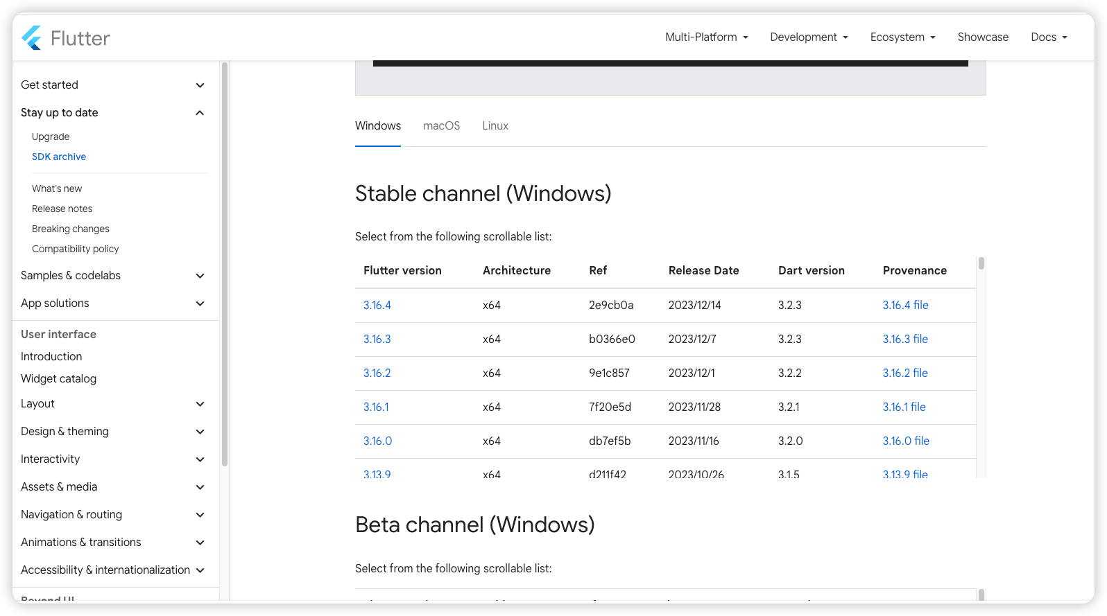 Flutter SDK下载 Flutter SDK下载